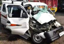 औरंगाबाद-पुणे महामार्गावर भीषण अपघात: दोघे जागीच ठार; तीन जखमी