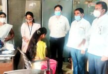 पहिल्याच दिवशी १३७५ विद्यार्थ्यांना कोरोना प्रतिबंधक डोस