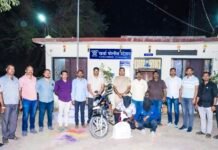 खर्डा परीसरात स्थानिक गुन्हे शाखा व खर्डा पोलीस यांची धडक कारवाई! विक्रीसाठी घेऊन जात असलेला गांजा पकडला