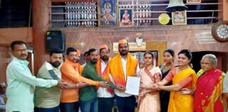 खर्डा चौक येथे छत्रपती शिवाजी महाराजांचे स्मारक व्हावे, पांडुराजे भोसले यांची निवेदनाद्वारे मागणी