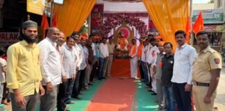 जामखेड शहरात आरंभ फाउंडेशनच्या वतीने शिवजन्मोत्सव उत्साहात साजरा