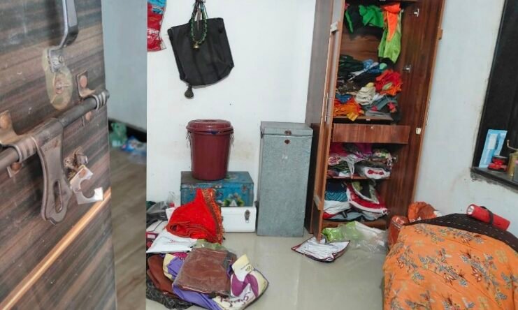 वाघा येथे घरफोडी, ३ लाख ९६ हजारांचे सोन्याचे दागिने लंपास