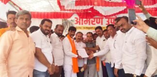 संघर्ष योद्धा मनोज जरांगे पाटील यांची जामखेडच्या उपोषणस्थळी भेट