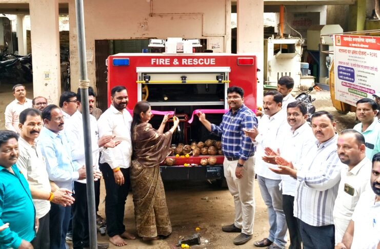 मिनी अग्नीशमन हे सुरक्षतेचे कवच म्हणून काम करेल – नगराध्यक्षा प्रांजलताई चिंतामणी