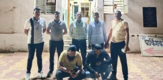 हद्दपार आदेशाचे उल्लंघन केल्याप्रकरणी दोघांवर गुन्हा दाखल; स्थानिक गुन्हे शाखेचे कारवाई