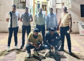 हद्दपार आदेशाचे उल्लंघन केल्याप्रकरणी दोघांवर गुन्हा दाखल; स्थानिक गुन्हे शाखेचे कारवाई