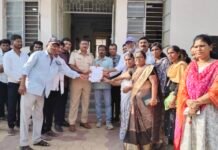 जामखेडच्या तुषार बोथरा याच्या विरोधात वंचितचे आंदोलन