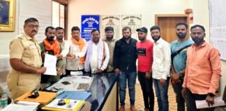 नसरापुर येथील अमानुष घटनेचा श्री शिवप्रतिष्ठान हिंदुस्थानच्या वतीने तीव्र निषेध