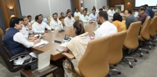 जामखेड पाणीपुरवठा व मलनिस्सारण प्रकल्प गतीने पूर्ण करण्याचे निर्देश – सभापती प्रा. राम शिंदे