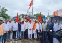 राष्ट्रमाता जिजाऊ स्मृतीज्योत रथयात्रेचे जामखेडमध्ये जल्लोषात स्वागत