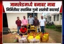 जामखेडमध्ये बनावट मावा निर्मितीवर स्थानिक गुन्हे शाखेची कारवाई; १ लाख ६ हजारांचा मुद्देमाल जप्त,