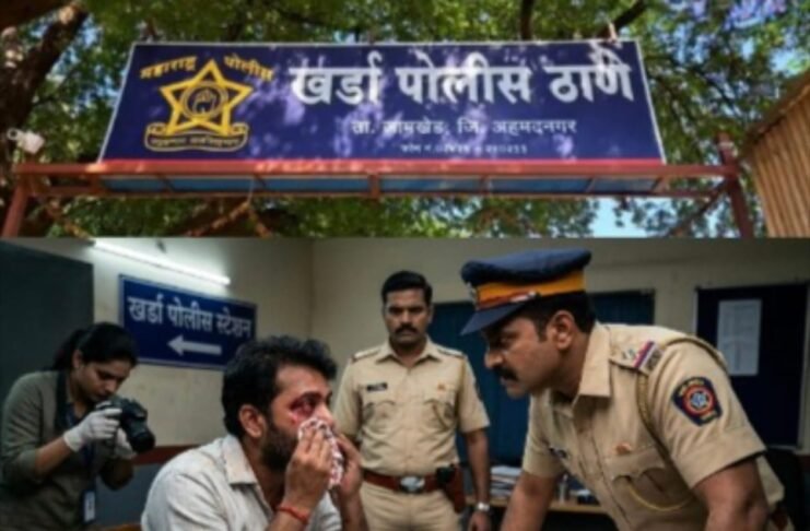 बनावट लुटीचा बनाव फसला! डोळ्यात तिखट फेकून १०.५० लाख लुटल्याचा दावा करणाऱ्यावरच खर्डा पोलिसांची कारवाई